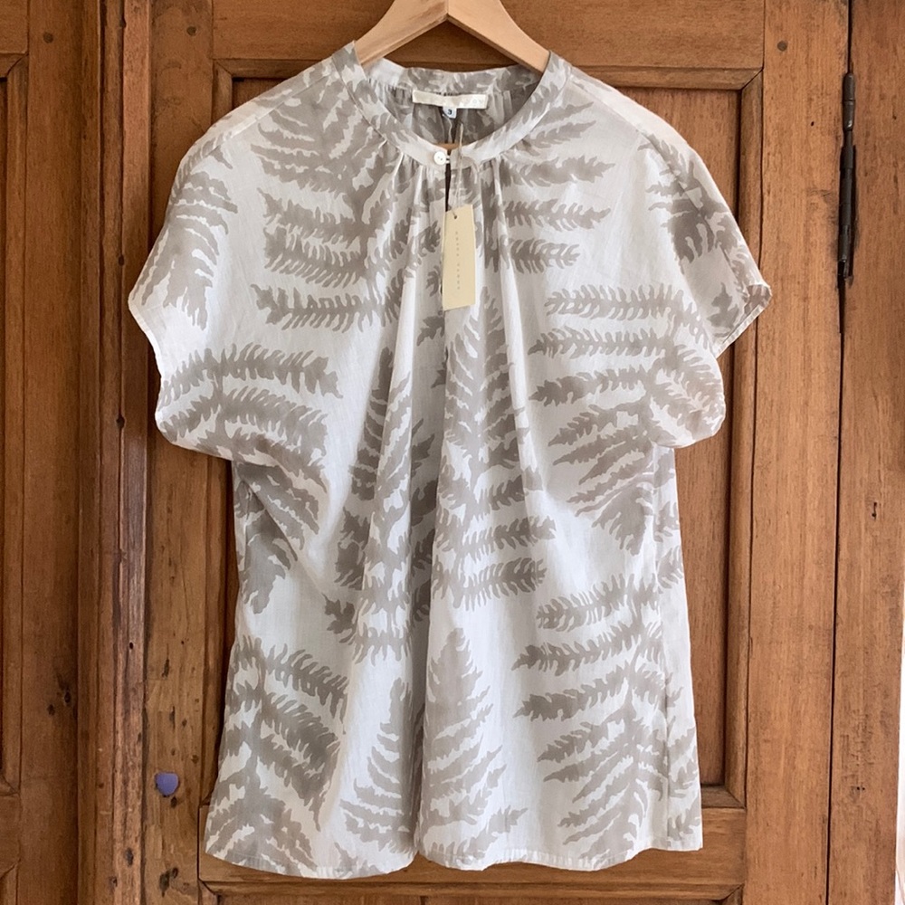 New with tags Erica Tanov 100% cotton shirt.
